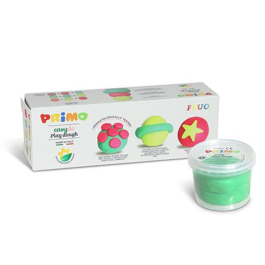 3 Botes de Plastilina Fluo - Primo ¡Haz que la creatividad brille!