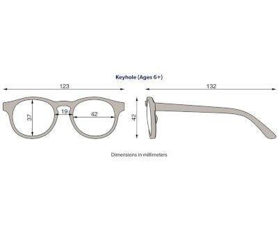 Gafas de sol flexibles Keyhole Mint to be (+6años) - Babiators: ¡Protección y estilo que resisten cualquier aventura!