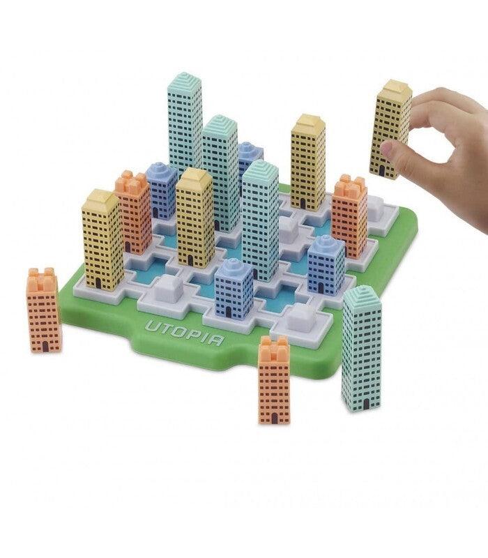 Utopia - Atomo: ¡Construye la ciudad perfecta con pura lógica!