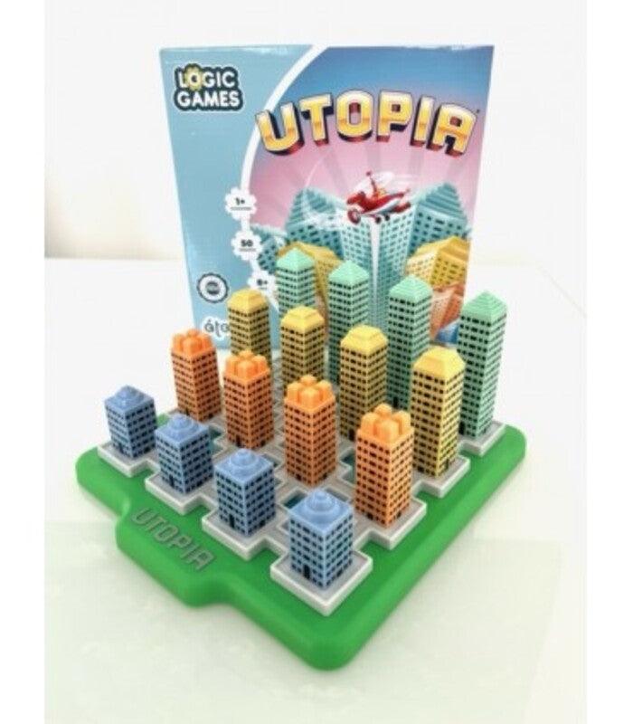 Utopia - Atomo: ¡Construye la ciudad perfecta con pura lógica!