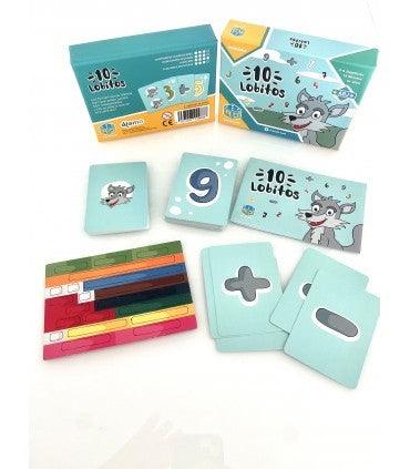 10 lobitos - Aula en juego: ¡Suma, resta y reúne la manada!