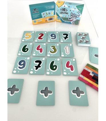 10 lobitos - Aula en juego: ¡Suma, resta y reúne la manada!