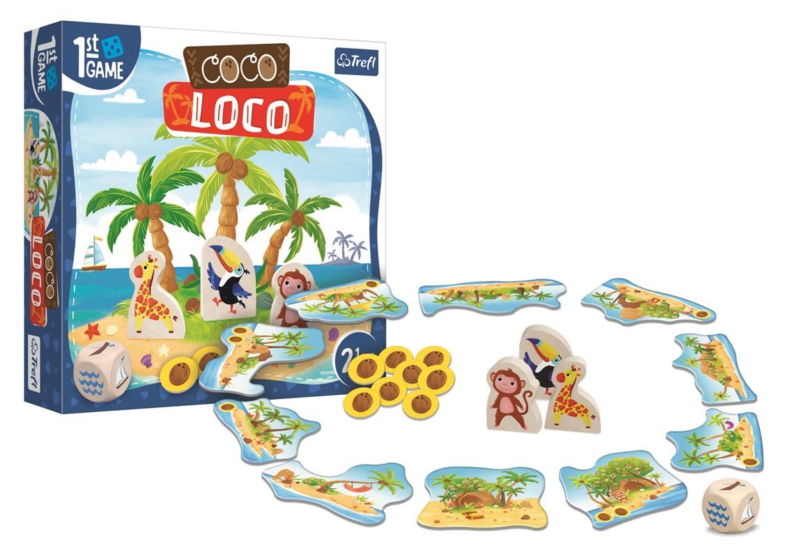 Coco Loco - 1st Game Atomo: ¡Traslada los cocos antes de que llegue la ola!