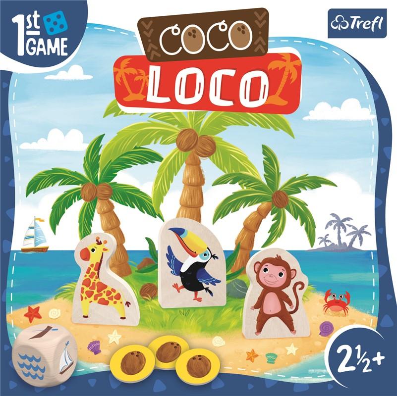Coco Loco - 1st Game Atomo: ¡Traslada los cocos antes de que llegue la ola!