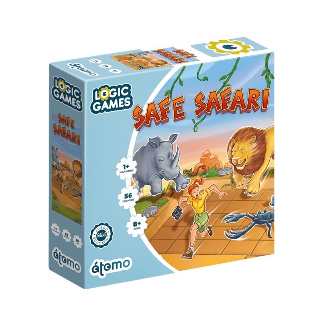 Safe Safari - Atomo: ¡Protege a todos con lógica salvaje!