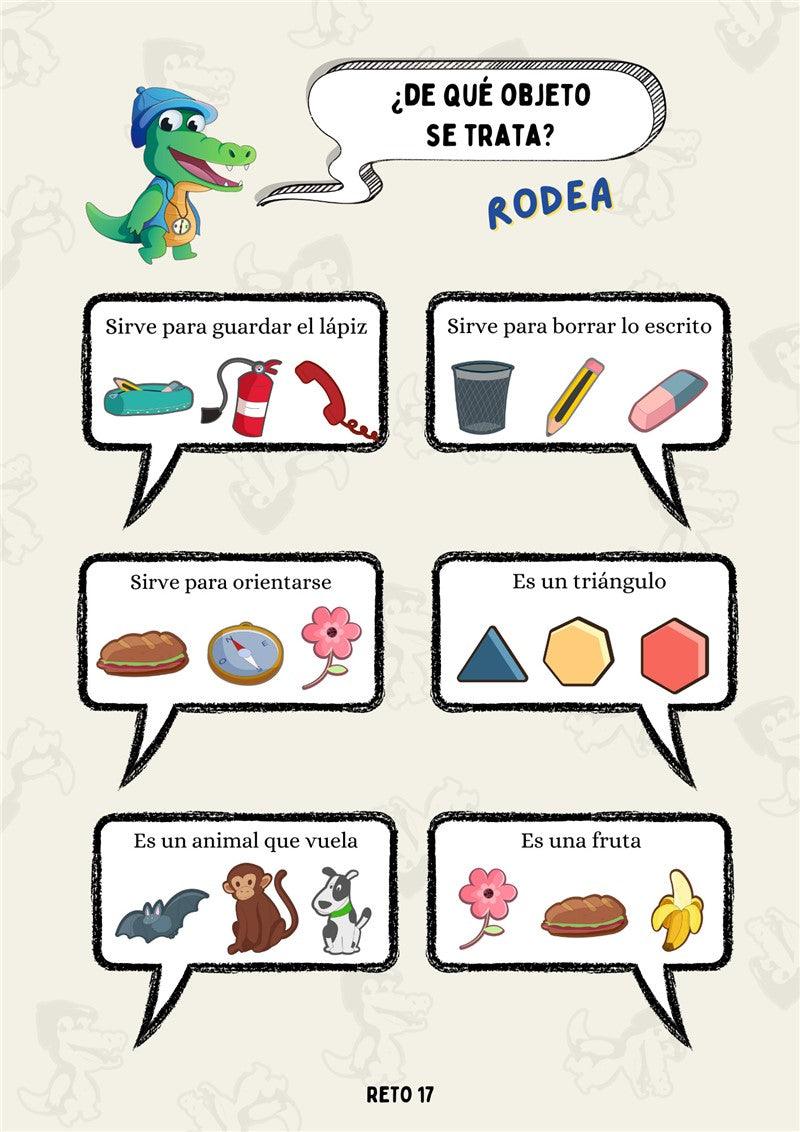 Cuaderno de estimulación Cognitiva +6 años - Aula en juego: ¡Reta su mente jugando con Coco!