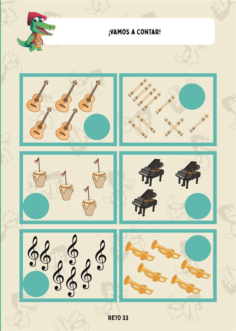 Cuaderno Estimulación Cognitiva Musical - Aula en juego: ¡Aprende con ritmo y juega con Coco!