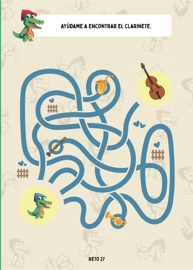 Cuaderno Estimulación Cognitiva Musical - Aula en juego: ¡Aprende con ritmo y juega con Coco!