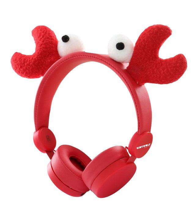 Cascos Auriculares Cangrejo Rojo - Kidyears ¡Diversión, seguridad y estilo en cada escucha!