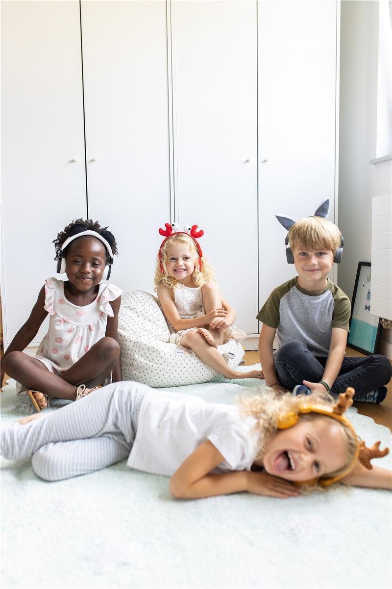 Cascos Auriculares Conejito Rosa - Kidyears: Escucha y juega con estilo y seguridad.