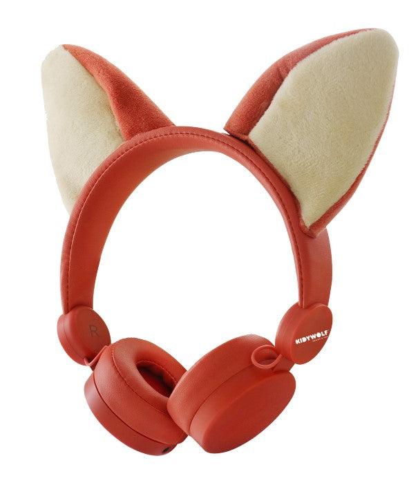 Cascos Auriculares Zorro Marrón - Kidyears: ¡Escuchar, aprender y divertirse de forma segura y tierna!