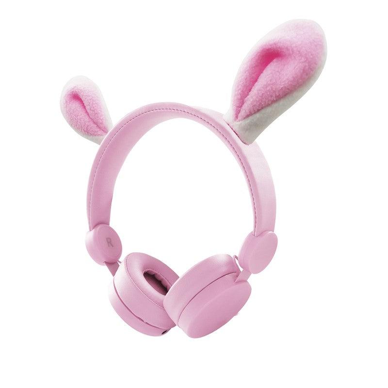 Cascos Auriculares Conejito Rosa - Kidyears: Escucha y juega con estilo y seguridad.
