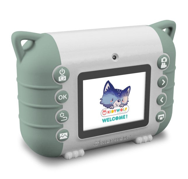 Camara de fotos instantánea Kidyprint Verde - Kidywolf: ¡Captura, imprime y crea sin tinta!