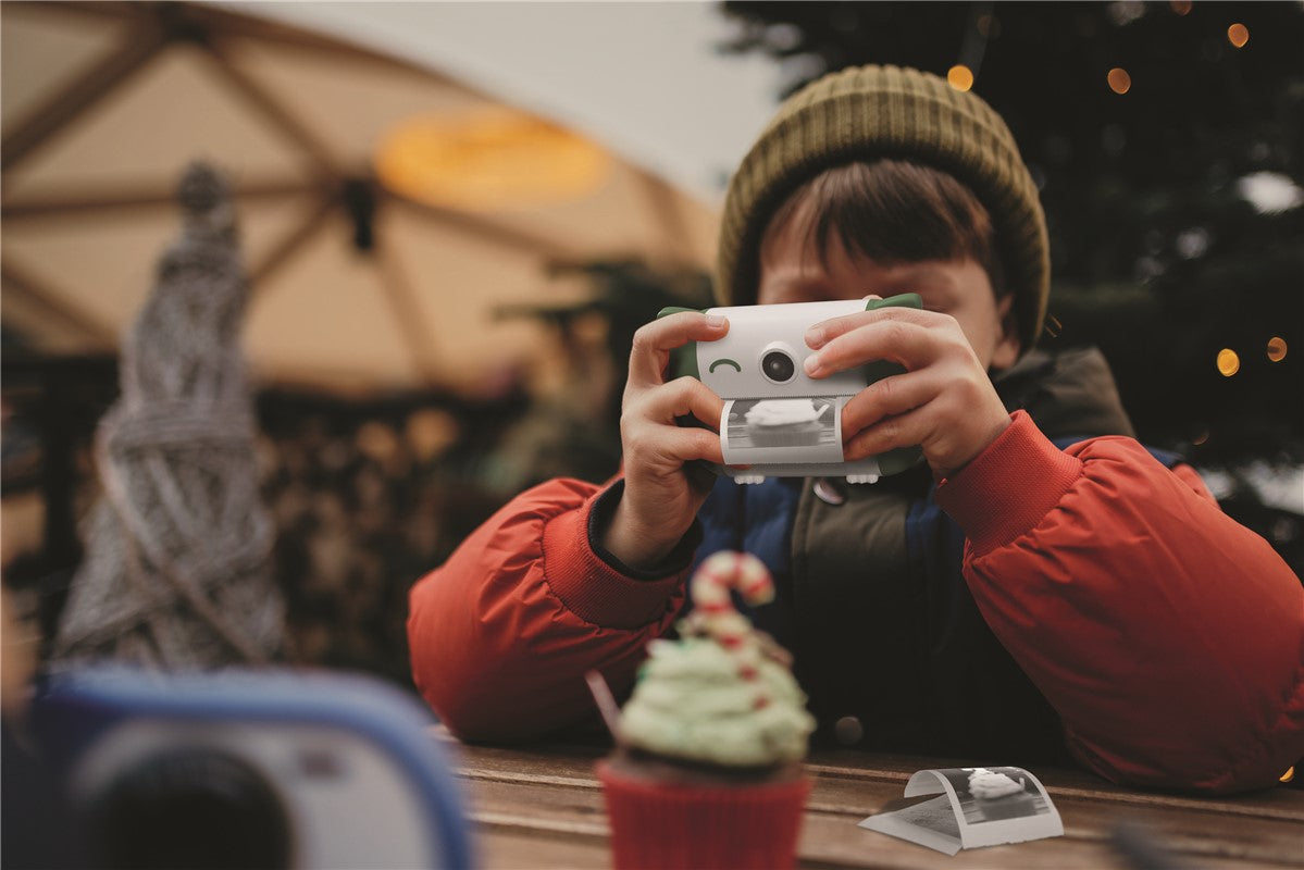Camara de fotos instantánea Kidyprint Verde - Kidywolf: ¡Captura, imprime y crea sin tinta!