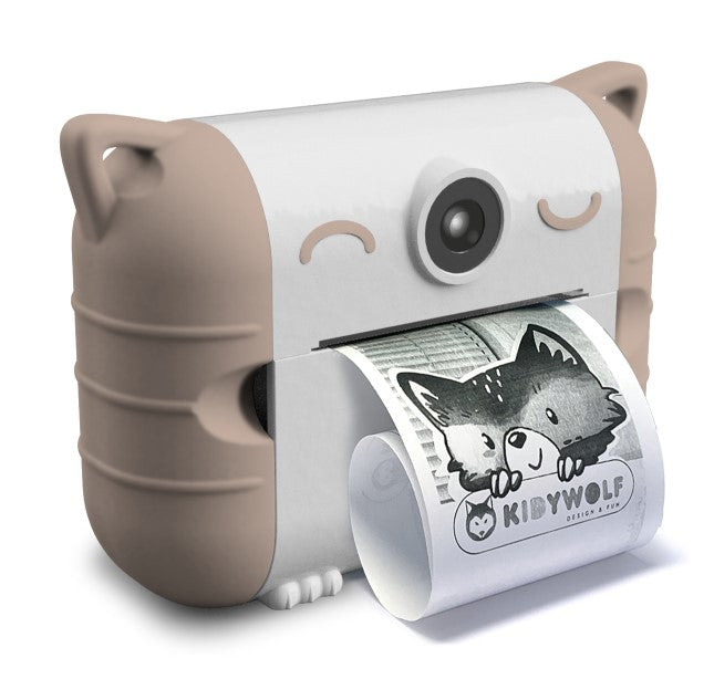 Camara de fotos instantanea Kidyprint Melocotón - Kidywolf: ¡Captura, imprime y crea sin tinta!