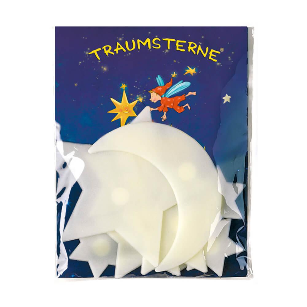 Estrellas con luna "Vamos a la cama" - Moses: ¡Un cielo mágico sobre su almohada!