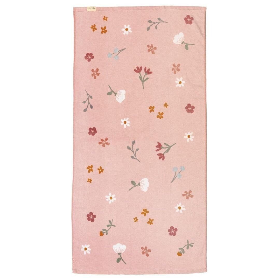 Toalla de playa pequeñas flores rosas - Little Dutch: ¡Suave como un abrazo bajo el sol!