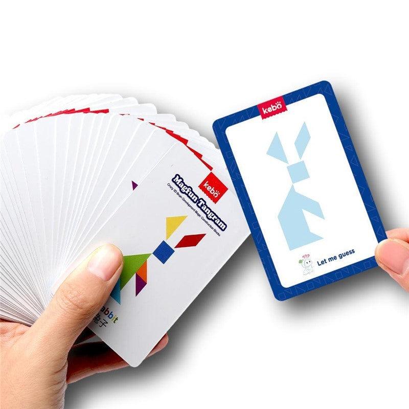 Magic Tangram 3D Imán - KebÖ: ¡Potencia tu creatividad y habilidades cognitivas!