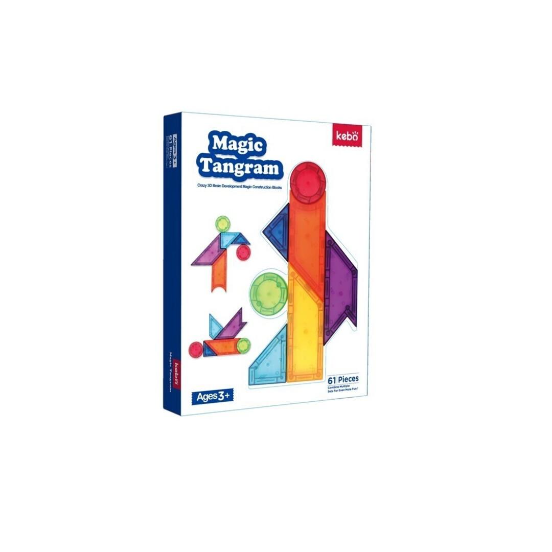 Magic Tangram 3D Imán - KebÖ: ¡Potencia tu creatividad y habilidades cognitivas!
