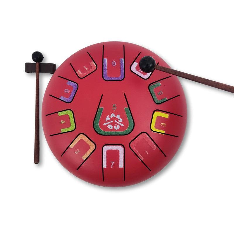 Tambú 8´´ 11 notas Rojo Mate: Perfecto para relajar y desarrollar habilidades musicales