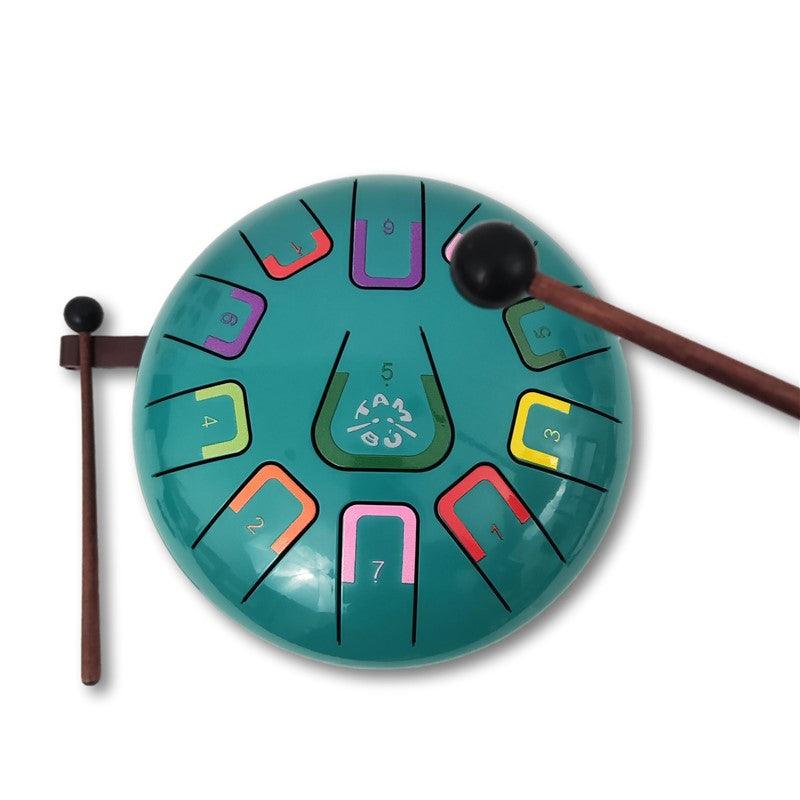 Tambú 8” 11 Notas Turquesa: El primer paso para que tu hijo descubra el mundo de la música.