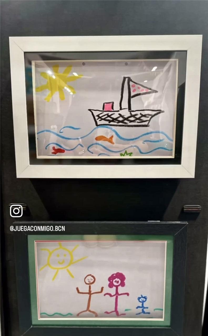 Marco guardar dibujos Blanco- Nextty: ¡Dale valor a su arte!