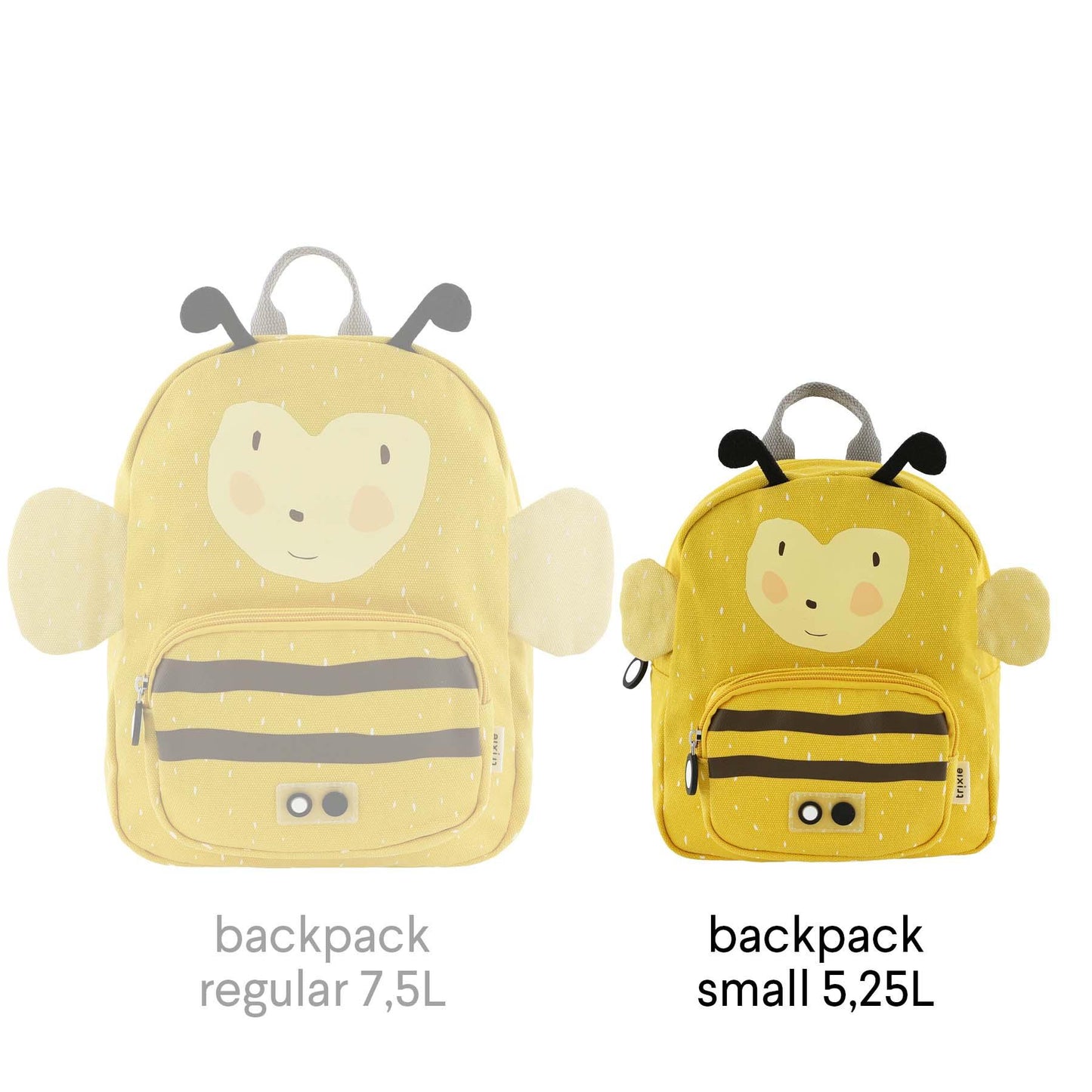 Mochila Pequeña Abeja - Trixie: ¡Zumbando aventuras desde bien pequeñitos!