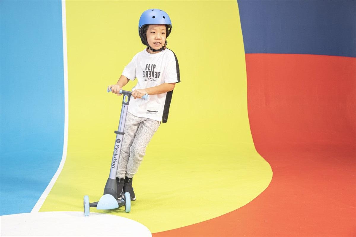 YGLIDER NUA Azul - Yvolution: ¡El patinete que crece con tu peque!