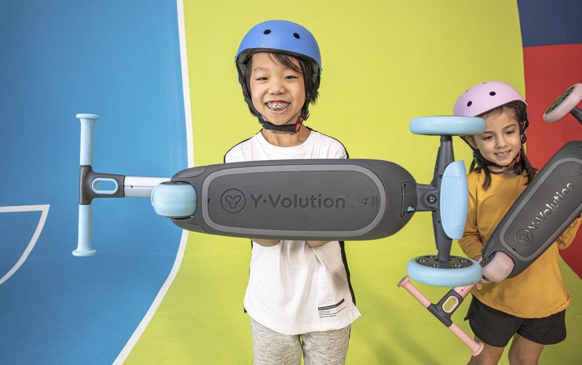 YGLIDER NUA Azul - Yvolution: ¡El patinete que crece con tu peque!
