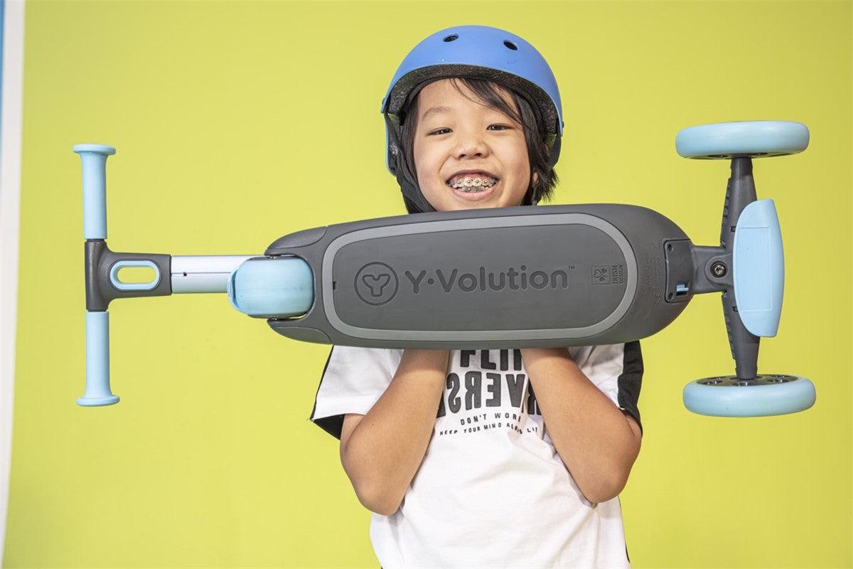 YGLIDER NUA Azul - Yvolution: ¡El patinete que crece con tu peque!