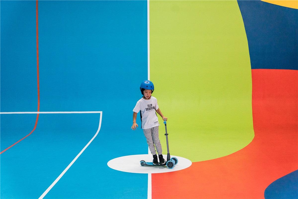 YGLIDER NUA Azul - Yvolution: ¡El patinete que crece con tu peque!