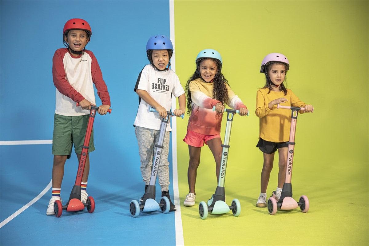YGLIDER NUA Azul - Yvolution: ¡El patinete que crece con tu peque!