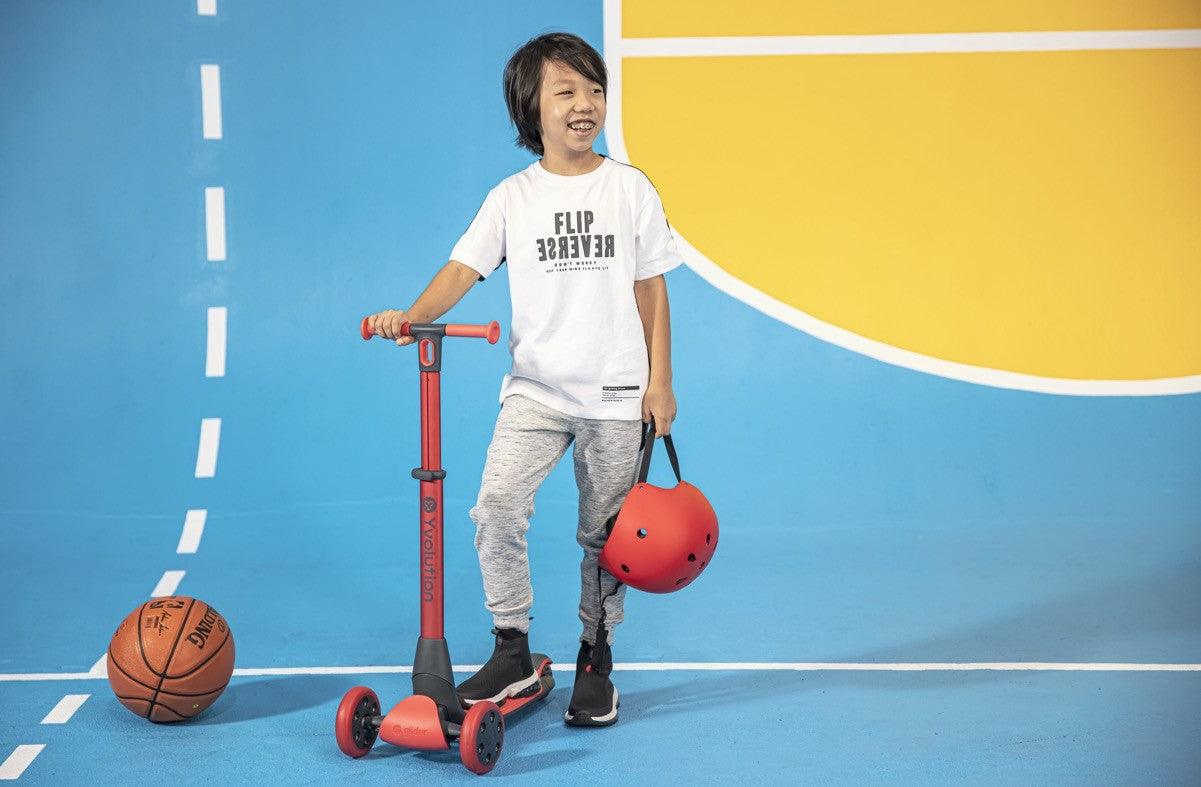 YGLIDER NUA Rojo - Yvolution: ¡El patinete que crece con tu peque!