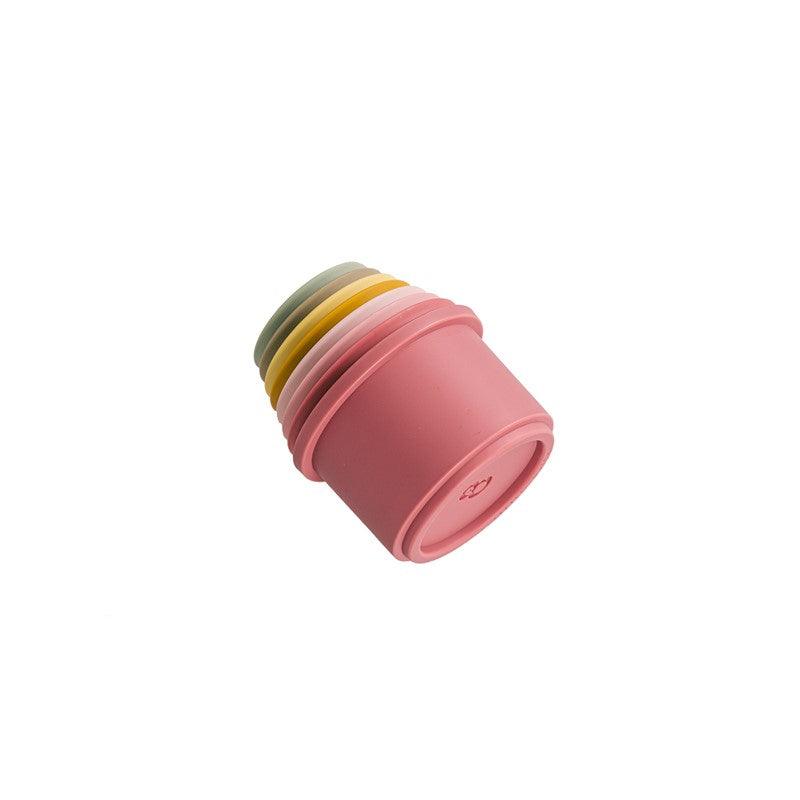 Cubos Apilables Baño Rosa - Little Dutch: ¡Diversión sin fin!