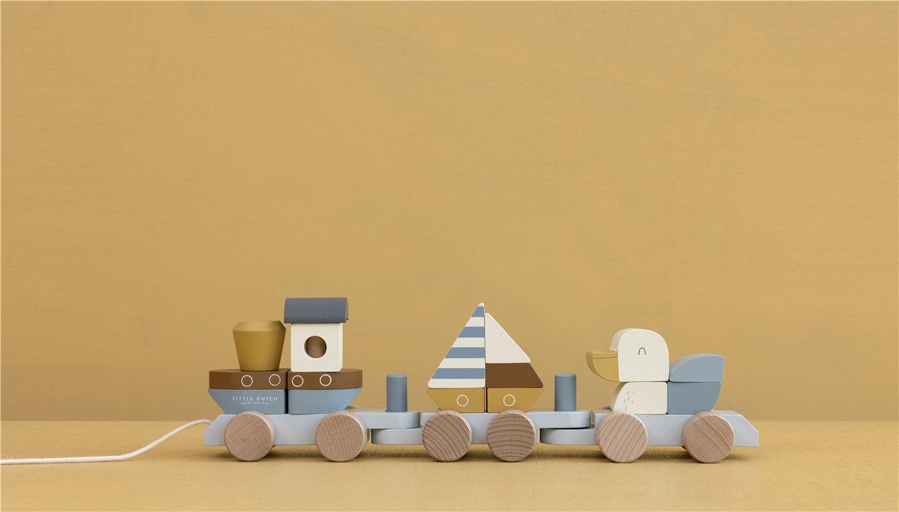 Tren Arrastre y Apilable Saylor Bay - Little Dutch: ¡Un viaje de diversión para tu bebé
