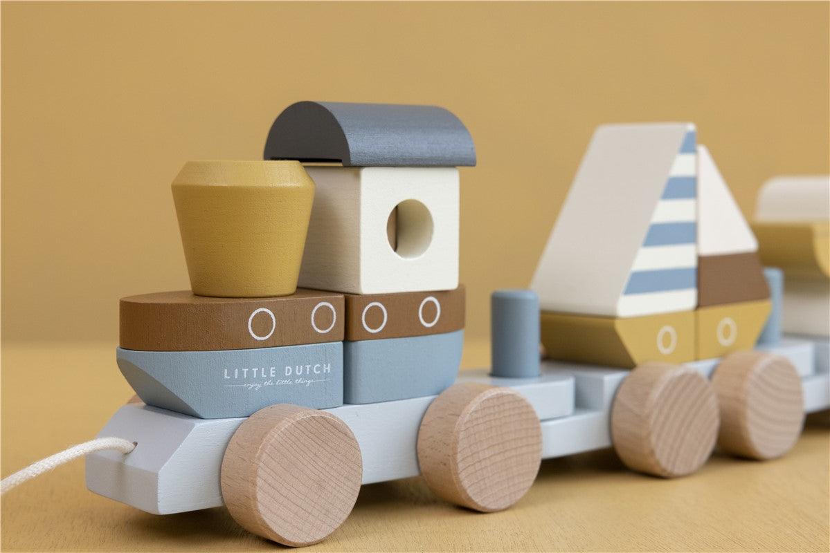 Tren Arrastre y Apilable Saylor Bay - Little Dutch: ¡Un viaje de diversión para tu bebé