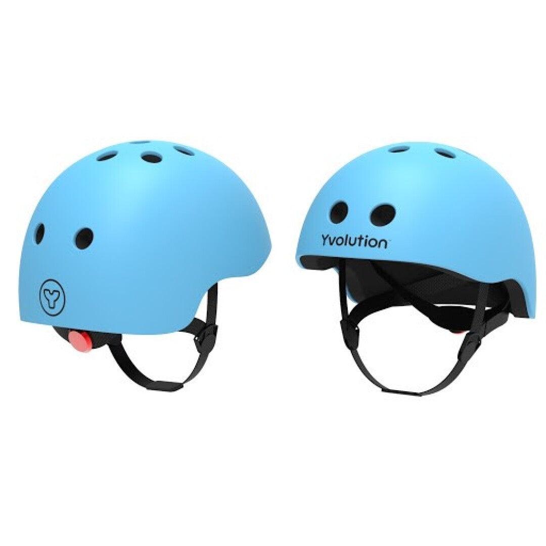 Casco Protección Pequeño Azul - Yvolution: ¡Seguridad en cada aventura!