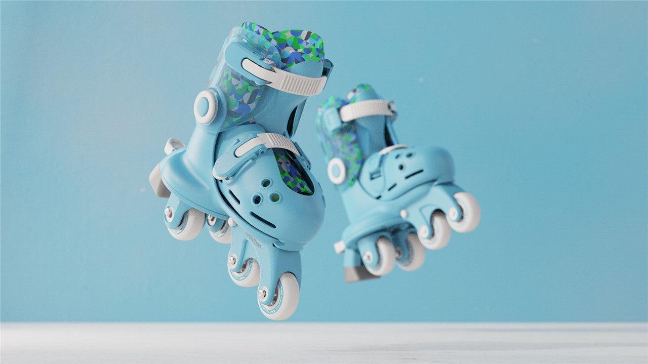 PATINES TWISTA Azul T.23-28 - Yvolution: ¡Aprender a patinar nunca fue tan fácil!