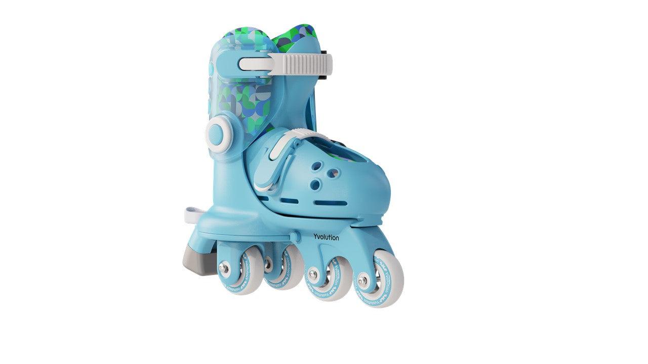 PATINES TWISTA Azul T.30-34 - Yvolution: ¡El patín que evoluciona con tu peque!