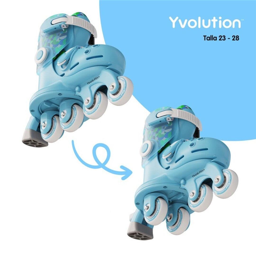 PATINES TWISTA Azul T.23-28 - Yvolution: ¡Aprender a patinar nunca fue tan fácil!