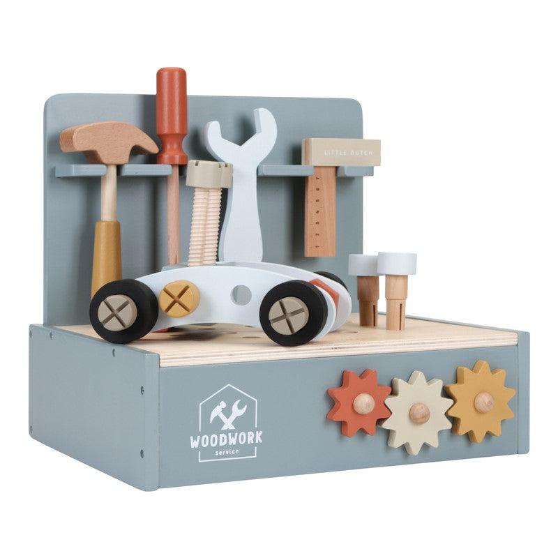 Mini Banco de Trabajo - Little dutch: ¡Pequeñas manos, grandes construcciones!