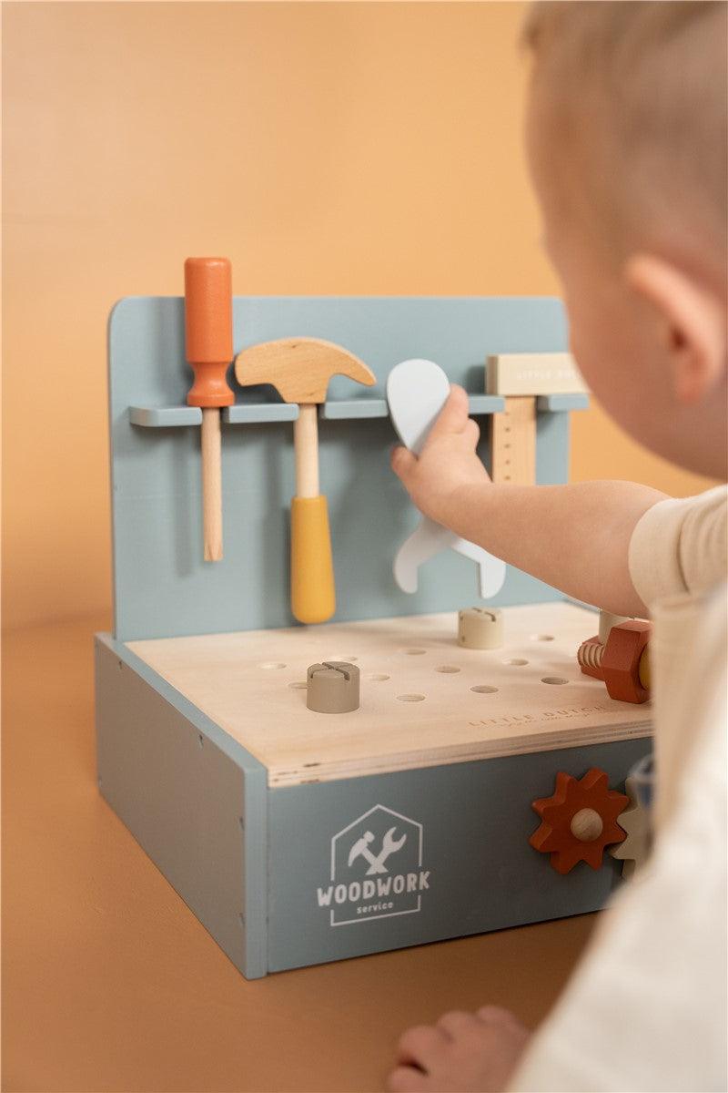 Mini Banco de Trabajo - Little dutch: ¡Pequeñas manos, grandes construcciones!