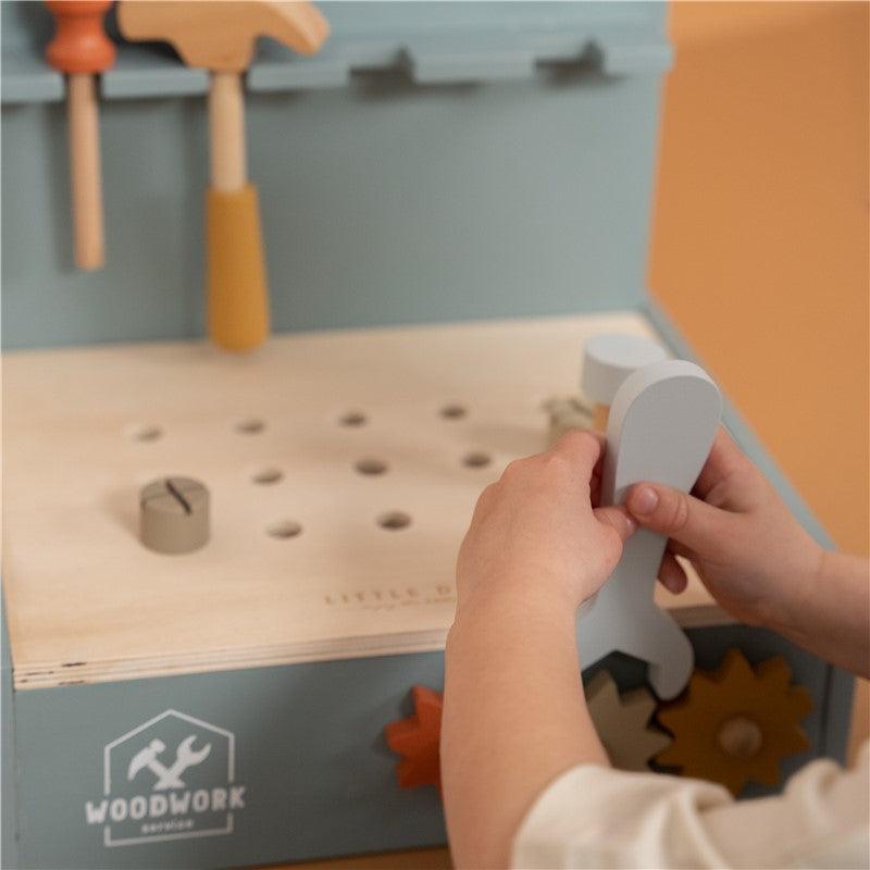 Mini Banco de Trabajo - Little dutch: ¡Pequeñas manos, grandes construcciones!