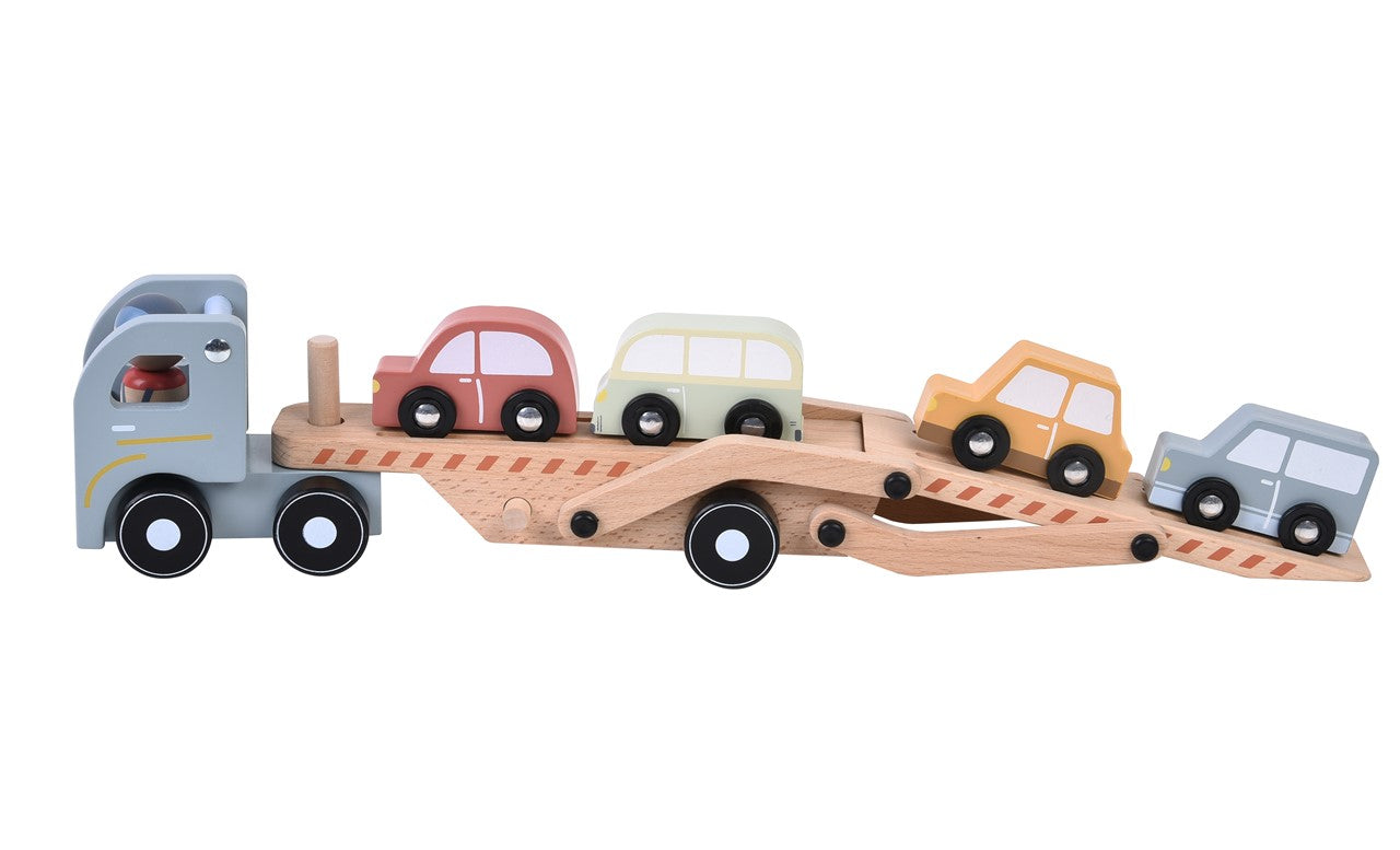 Camión Transporte de Coches - Little Dutch: ¡A la carretera, listo para ayudar!