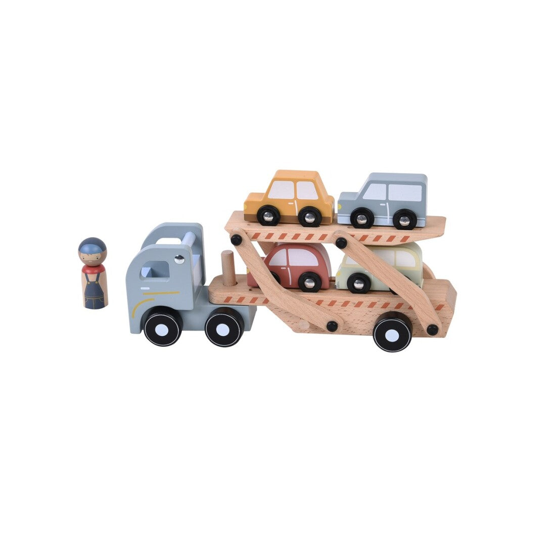 Camión Transporte de Coches - Little Dutch: ¡A la carretera, listo para ayudar!