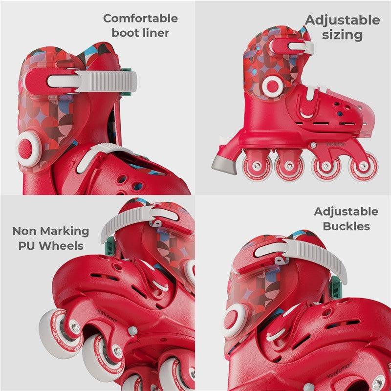 PATINES TWISTA Rojo T.30-34 - Yvolution: ¡El patín que evoluciona con tu peque!