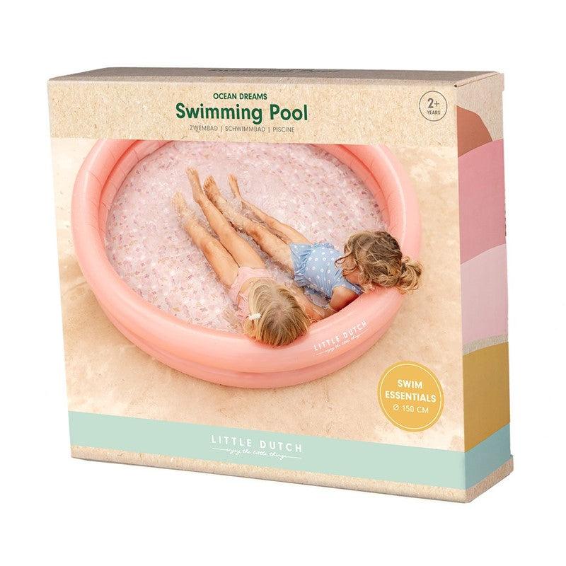 Piscina 150cm Ocean Dreams Rosa - Little Dutch: ¡Chapoteos dulces bajo el sol!