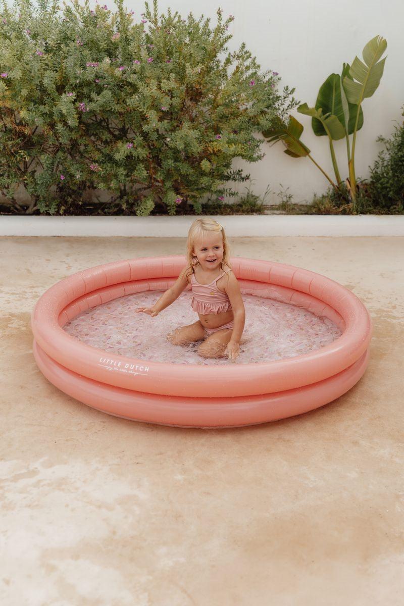 Piscina 150cm Ocean Dreams Rosa - Little Dutch: ¡Chapoteos dulces bajo el sol!