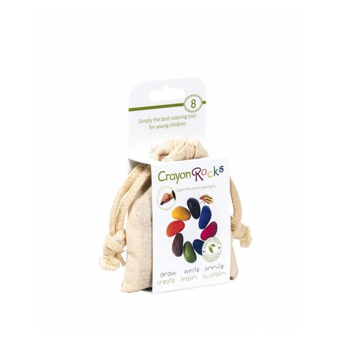 Pinturas rocas bolsa 8 colores - Crayon Rocks: ¡Colorea y fortalece sus manitas!