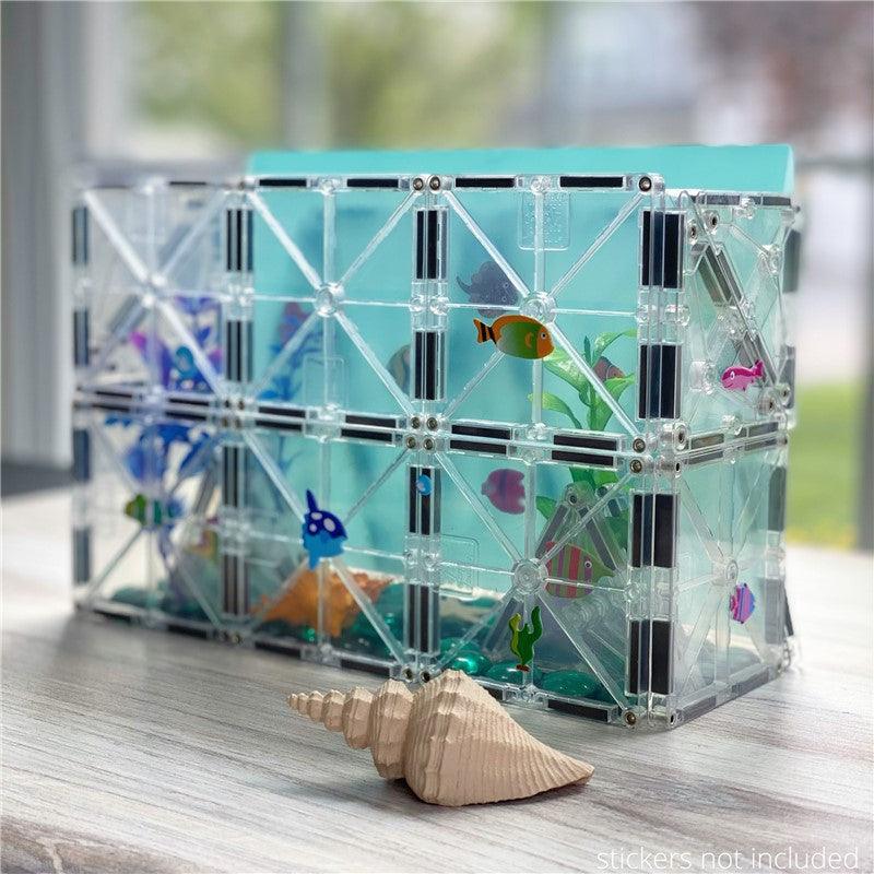 Set Hielo 16 pcs - Magna Tiles Para expandir la creatividad de los más pequeños.